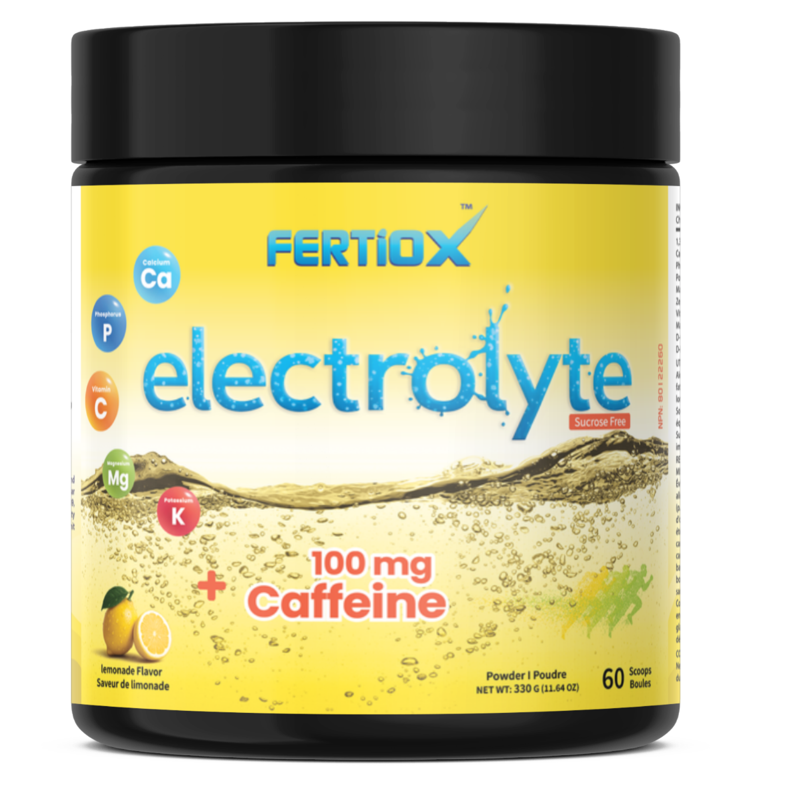 Electrolyte With 100 mg Caffeine - Powder